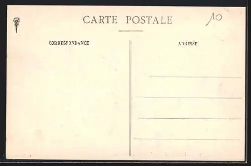 AK Auray, Entrée de la Rue du Château