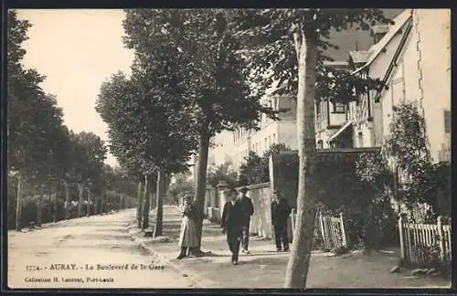 AK Auray, Le Boulevard de la Gare