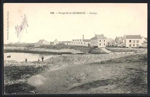 AK Portivy, Vue de la presqu`île et du village côtier