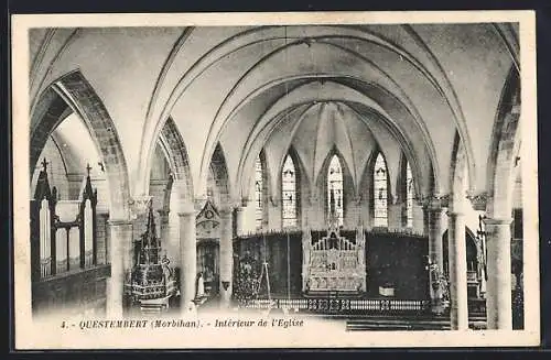 AK Questembert, Intérieur de l`Église