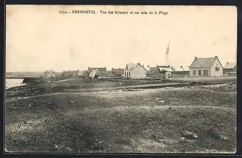 AK Kerhostin, Vue des Brisants et un coin de la Plage