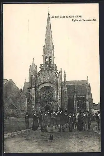 AK Kernascléden, Église de Kernascléden