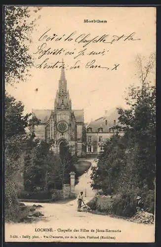 AK Locminé, Chapelle des Filles de Jésus-Kermaria