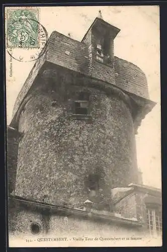 AK Questembert, Vieille Tour de Questembert et sa femme