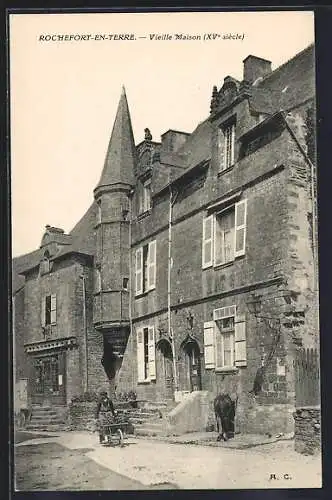 AK Rochefort-en-Terre, Vieille Maison, XVe siècle