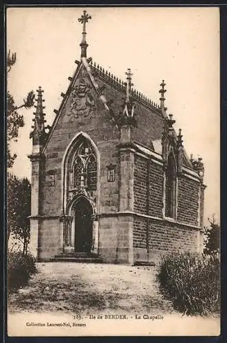 AK Ile de Berder, La Chapelle majesteuse de l`île