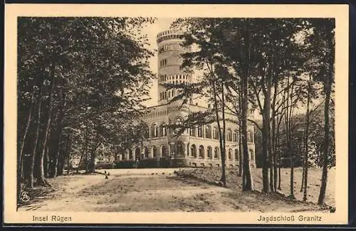 AK Insel Rügen, Jagdschloss Granitz