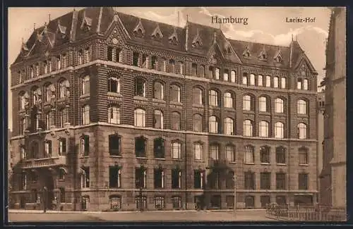 AK Hamburg-Kontorhausviertel, Partie am Laeisz-Hof