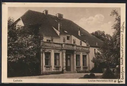 AK Lehnin, Louise-Henrietten-Stift mit Anlagen