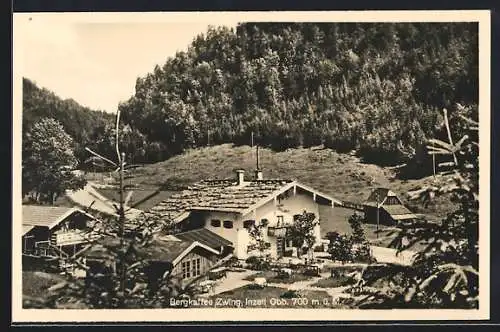 AK Inzell, Berg-Cafe Zwing, Besitzer Anton Anna Hildebrand