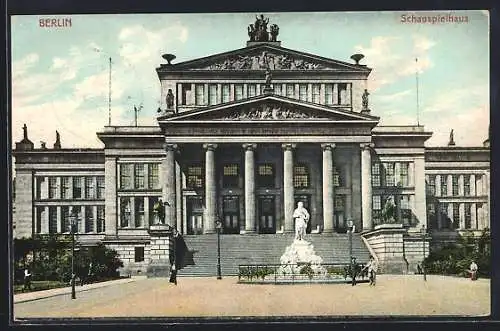 AK Berlin, Schauspielhaus am Gendarmenmarkt