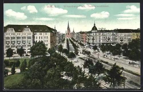 AK Berlin, Wittenberg-Platz, Tauenzienstrasse