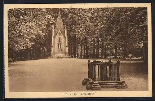 AK Schöningen, der Tetzelstein im Elm