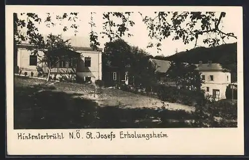 AK Hinterbrühl /N. Ö., St. Josefs Erholungsheim