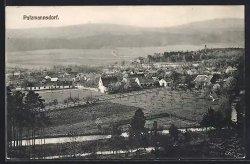 AK Putzmannsdorf, Gesamtansicht mit Umgebung