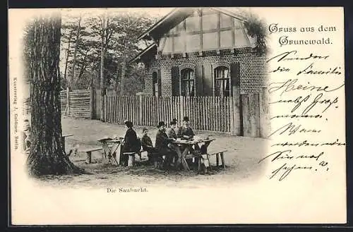 AK Grunewald, Cafe zur Saubucht