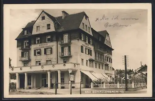 AK Bad Schallerbach, Kurhaus Schallerbacherhof