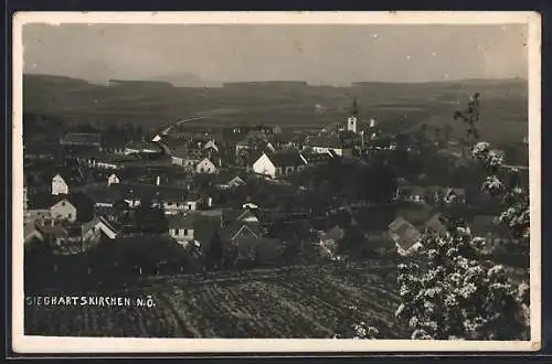 AK Sieghartskirchen /N. Ö., Teilansicht mit Kirche