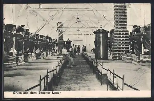 AK Bruck an der Leitha, Brucker Lager, Schlafsaal