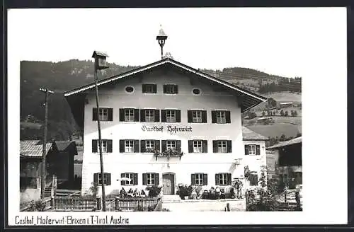 AK Brixen i. T., Gasthof Hoferwirt