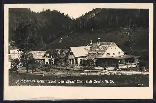 AK Thal /Post Pernitz, Josef Beitner`s Gasthaus zur Myra