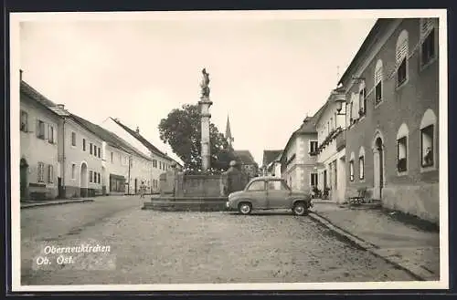 AK Oberneukirchen, Partie am Marktplatz