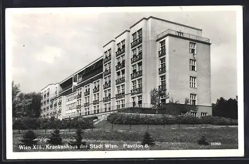 AK Wien, Krankenhaus der Stadt Wien, Pavillon 8