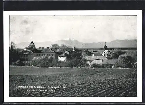 AK Katzelsdorf an der Leitha, Gymnasium und Kloster der Redemptoristen