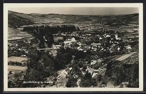 AK Schönberg a. Kamp, Teilansicht mit Kirche