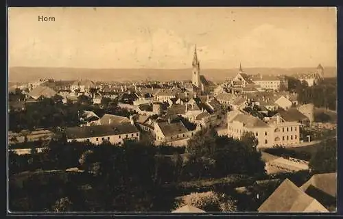 AK Horn, Teilansicht mit Kirche