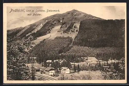 AK Präbichl /Steiermark, Ortspartie mit Polster