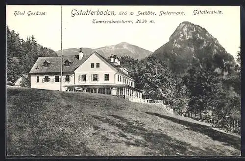 AK Gstatterboden, Hotel Gesäuse, Tamischbachturm