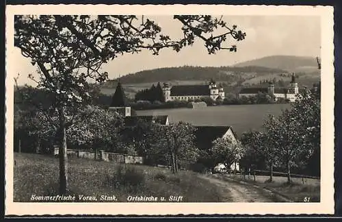 AK Vorau, Ortskirche und Stift