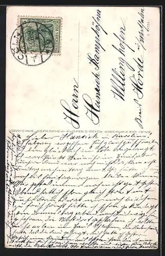 AK Köln, Hohestrasse mit Geschäften