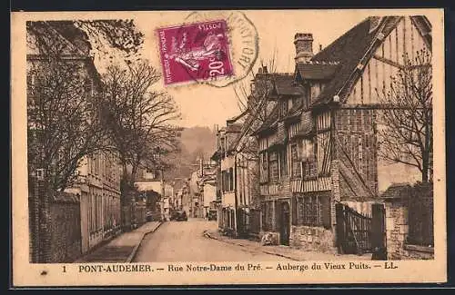 AK Pont-Audemer, Rue Notre-Dame du Pré, Auberge du Vieux Puits