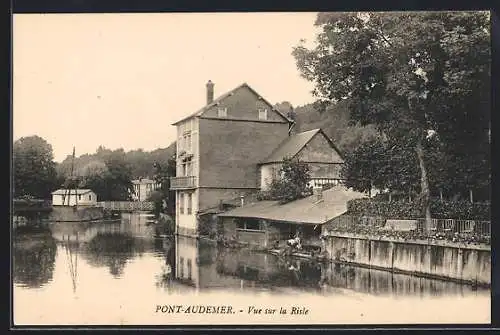 AK Pont-Audemer, Vue sur la Risle