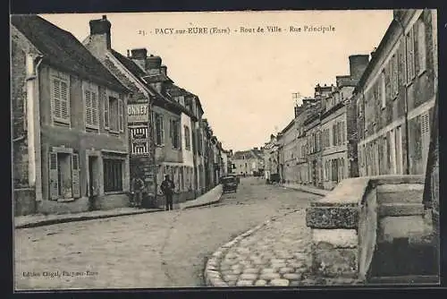 AK Pacy-sur-Eure, Bout de Ville, Rue Principale