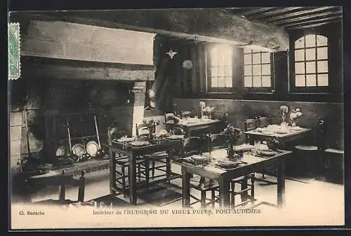 AK Pont-Audemer, Intérieur de l`Auberge du Vieux Puits