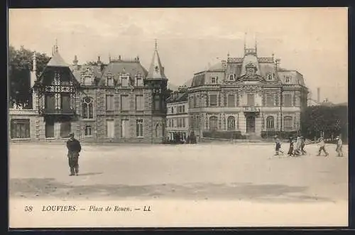 AK Louviers, Place de Rouen