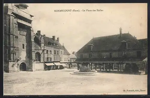 AK Nonancourt, La Place des Halles