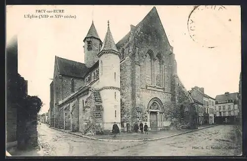 AK Pacy-sur-Eure, L`Église (XIIIe et XIVe siècles)