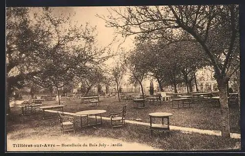 AK Tillères-sur-Avre, Hostellerie du Bois Joly, Jardin