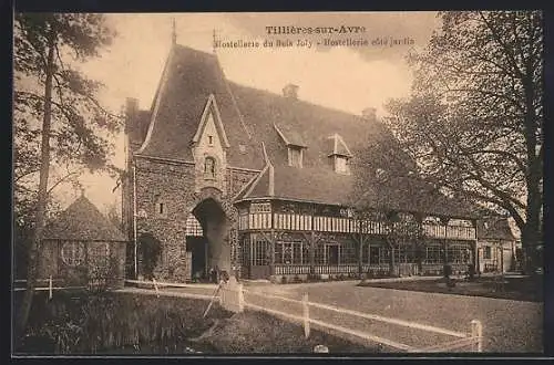 AK Tillières-sur-Avre, Hostellerie du Bois Joly, Hostellerie côté jardin