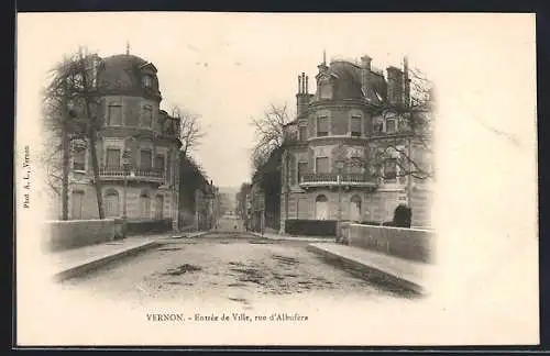 AK Vernon, Entrée de Ville, rue d`Albuféra