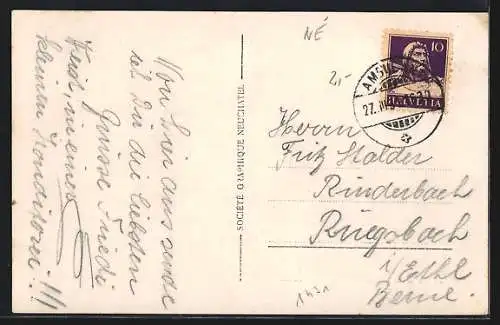 AK La Chaux-de-Fonds, Place de la Gare