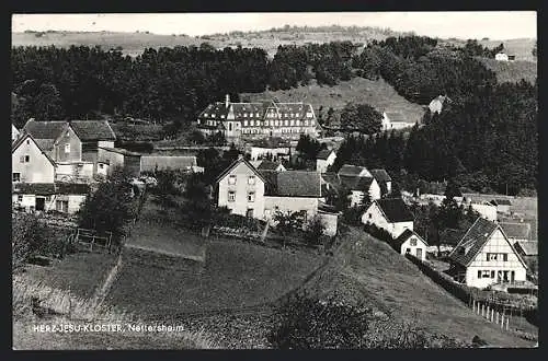 AK Nettersheim, Herz Jesu Kloster aus der Vogelschau