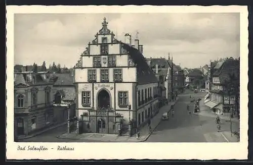 AK Bad Salzuflen, Blick auf das Rathaus