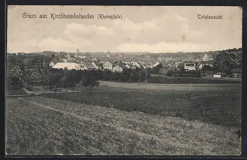 AK Kirchheimbolanden /Rheinpfalz, Totalansicht der Ortschaft