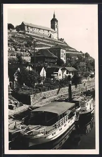 AK Melnik, Ortsansicht vom Fluss aus