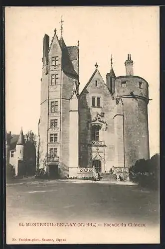 AK Montreuil-Bellay, Facade du Château